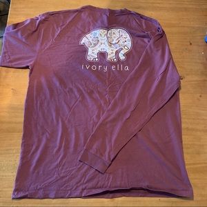 Ivory Ella Deep Purple Long Sleeve